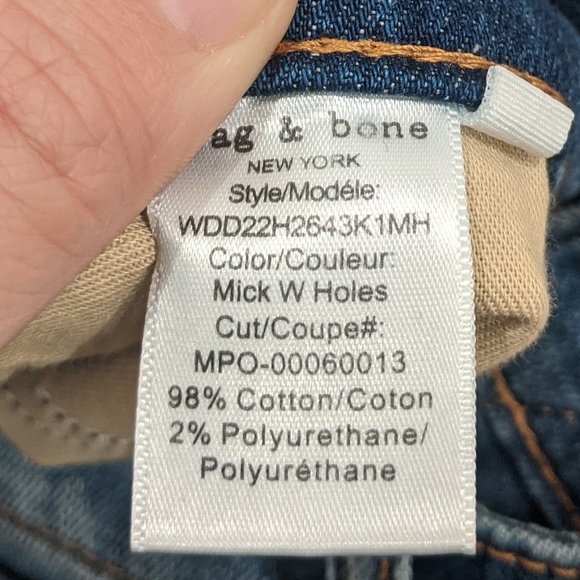 Rag & Bone Dre Low-Rise Slim Boyfriend Jean - Picture 16 of 16